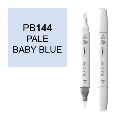 Маркер "Touch Brush" 144 бледный голубой PB144